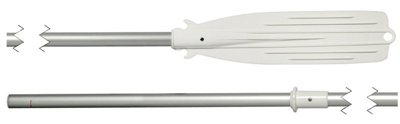 Plastic/anodised aluminium oar 160 cm