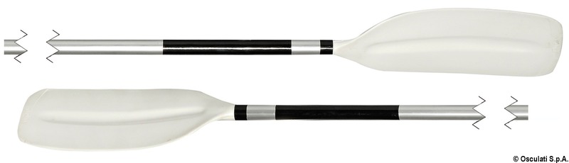 Professional double paddle 210 cm