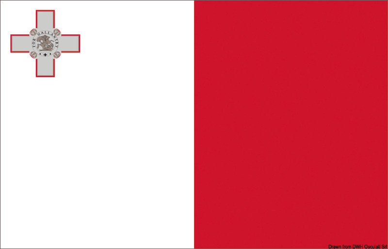Flag Malta 40 x 60 cm