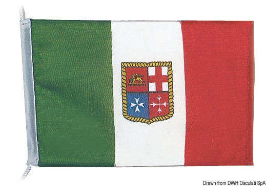 Nylon flag Italy 20 x 30 cm