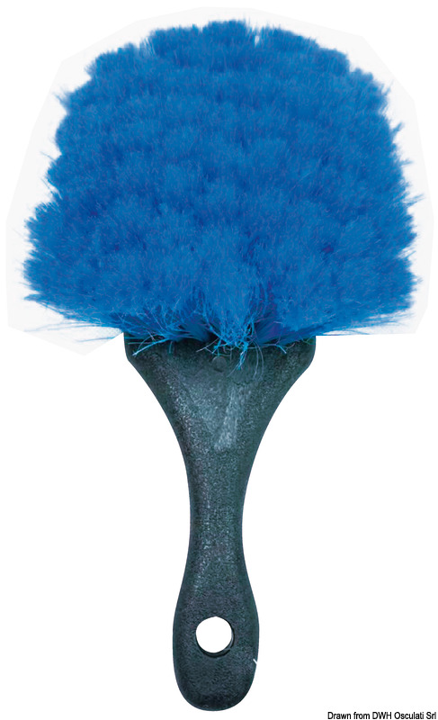 Cleaning hand brush w/short handle