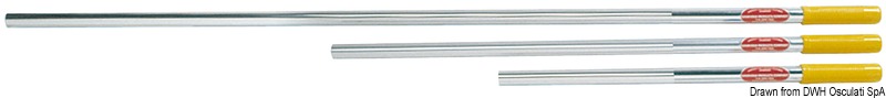 Aluminium handle 76 cm