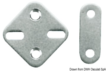 SS plate 44x44 mm