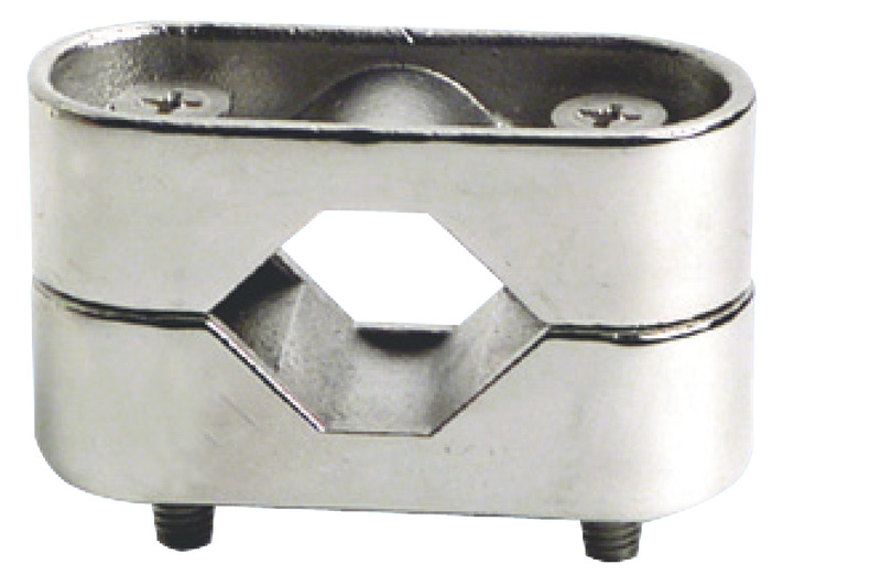 AISI316 mirror polished SS clamp 20/22/25 mm
