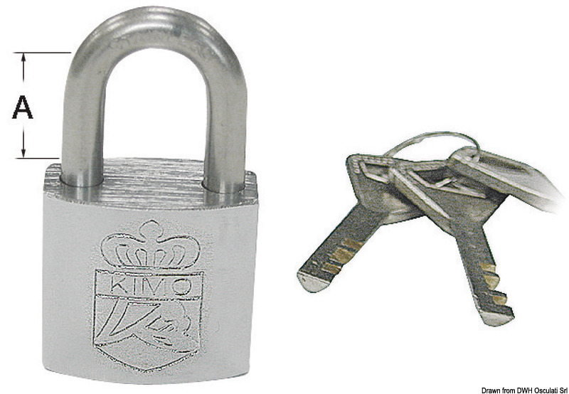 SS padlock 50x31 mm