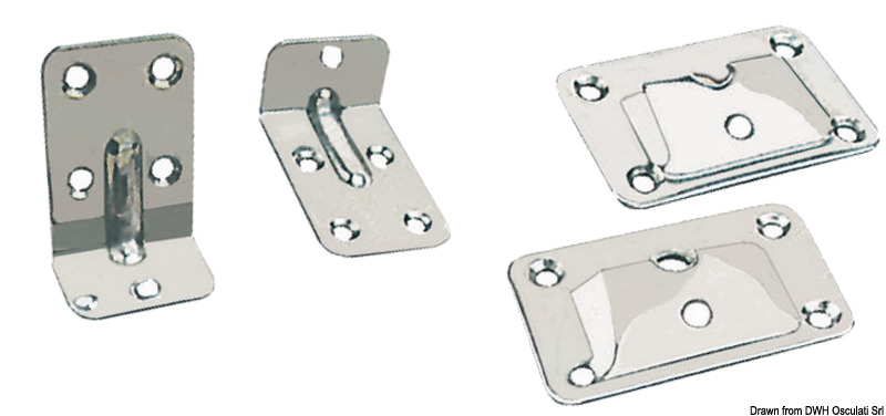 Set of SS shelves