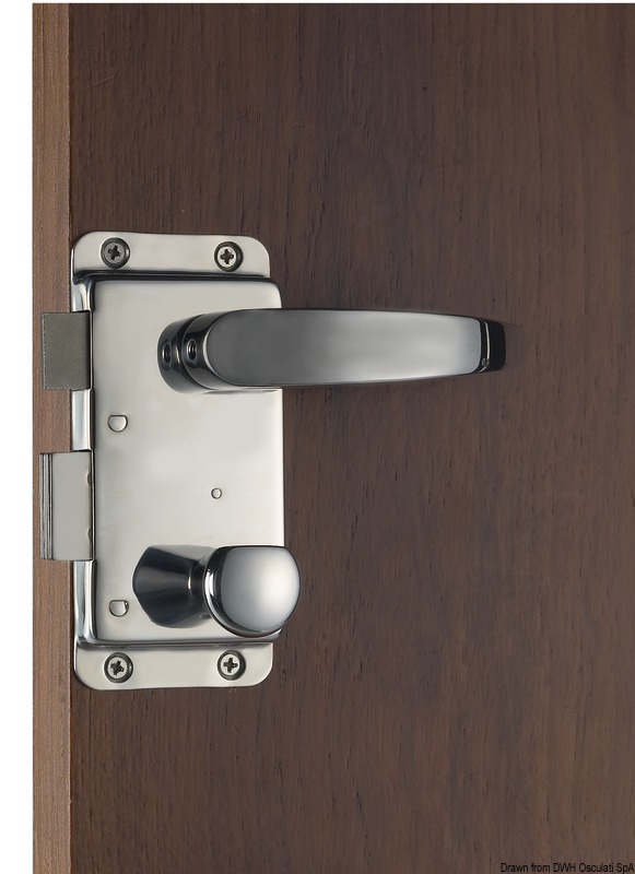 Pair of handles handless lock external right