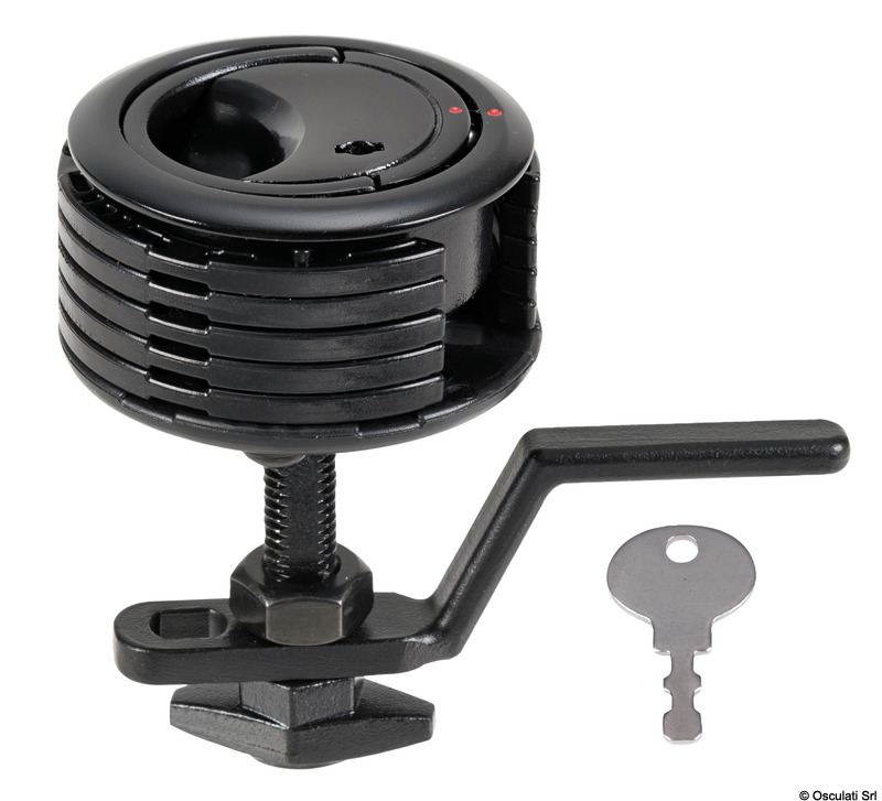Eclipse MK2 60 flush latch SS black w/lock