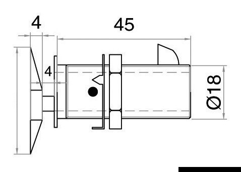 Flush Lock oval Typ A