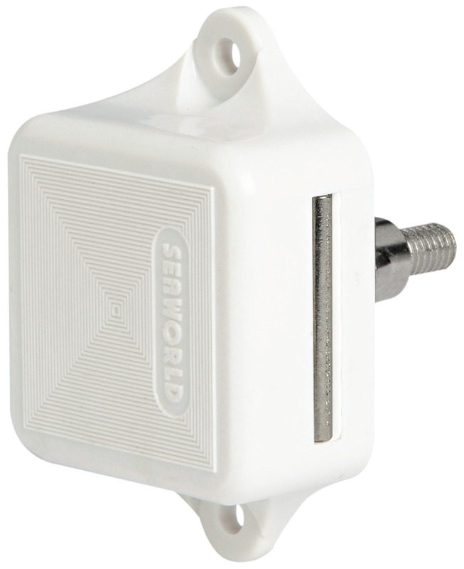 MEDIUM push button spring lock white