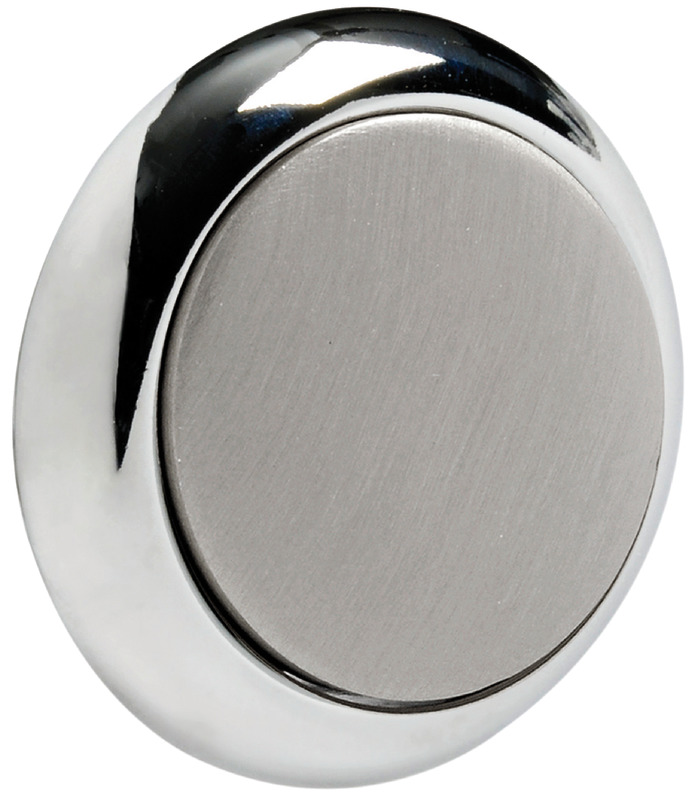 Knob + ring Round polished AISI316