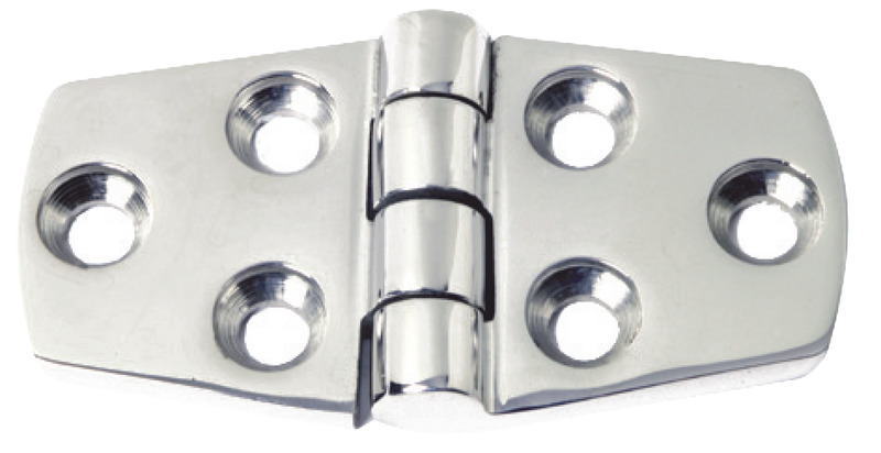 Protruding hinge 5 mm AISI316 38 x 72 mm