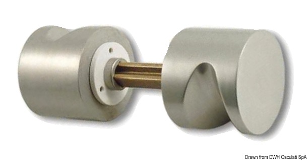 Classic Style handle anodised aluminium 40x32 mm