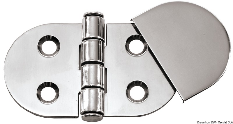 Hinge cover mirror polished AISI316