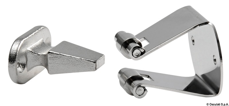 Doorstopper w/SS support rolls 37x29 mm