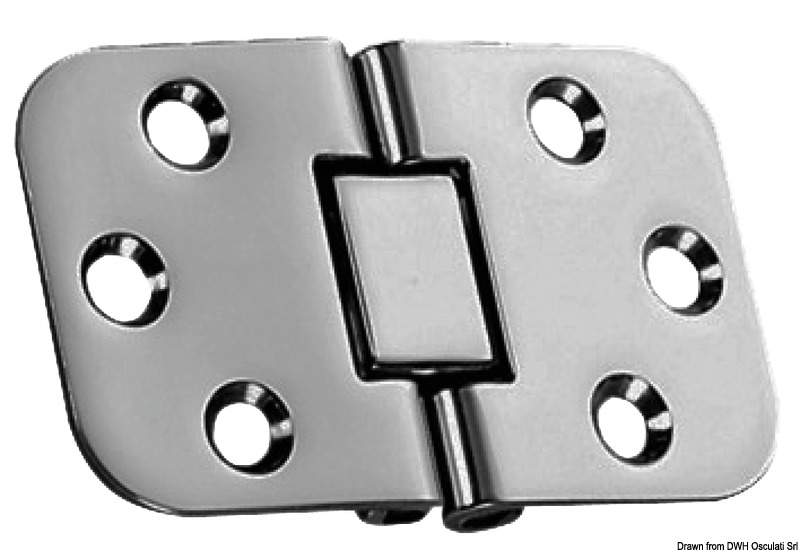 Foldable hinge 68x42 mm