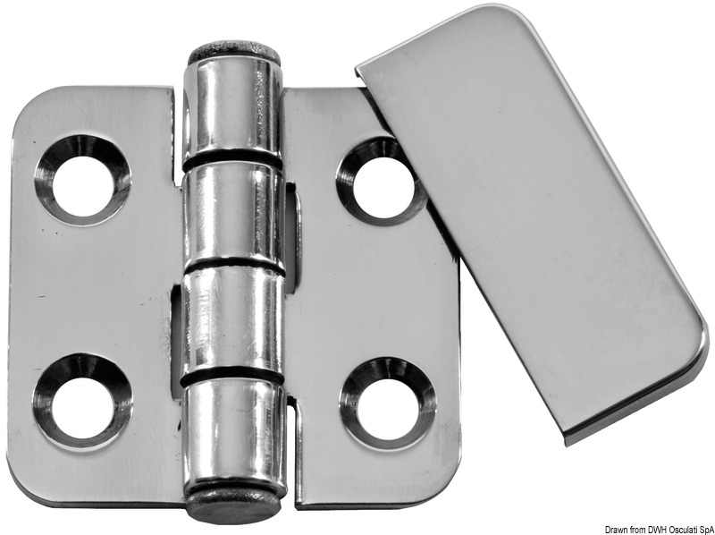 Hinge cover AISi316 1 pc. for 1/2 hinge