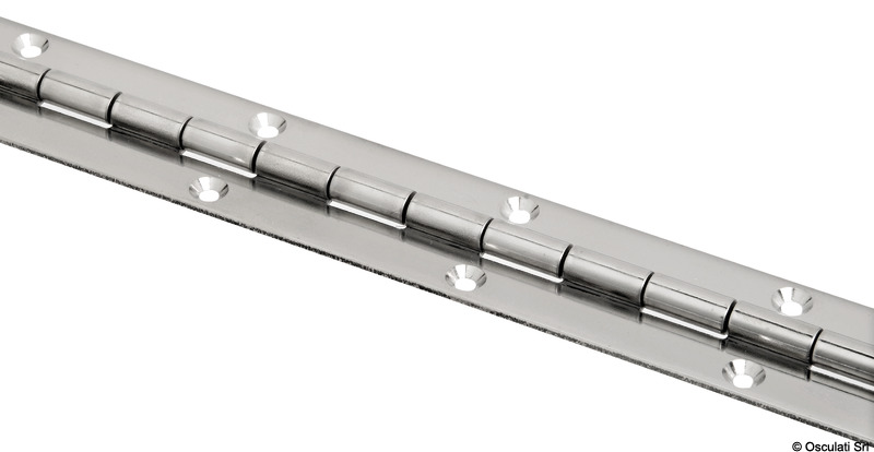 Hinge 2m-bar mirror-polished SS 30 mm