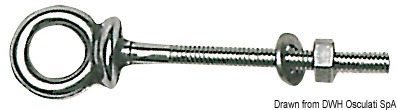 Eyebolt AISI316 8x100 mm