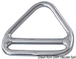 Triangle ring w/bar 8x50 mm