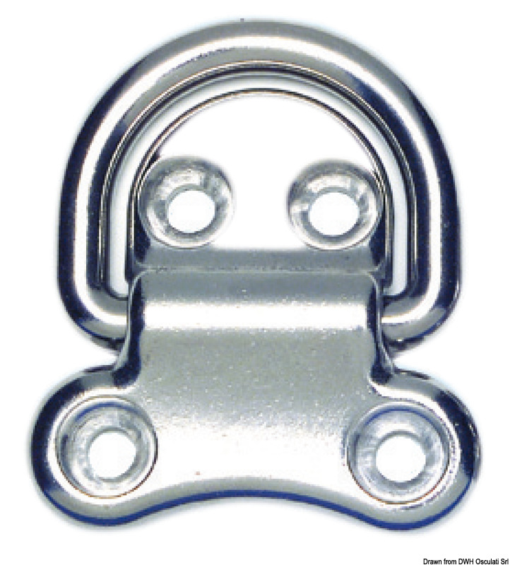 4-hole foldable ring AISI316 51x51 mm