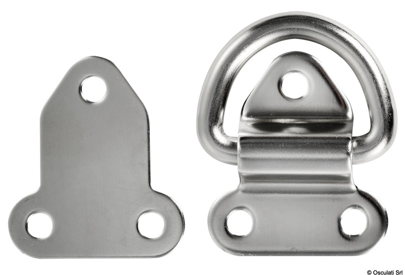 Electro-polished foldable half-ring 8 mm