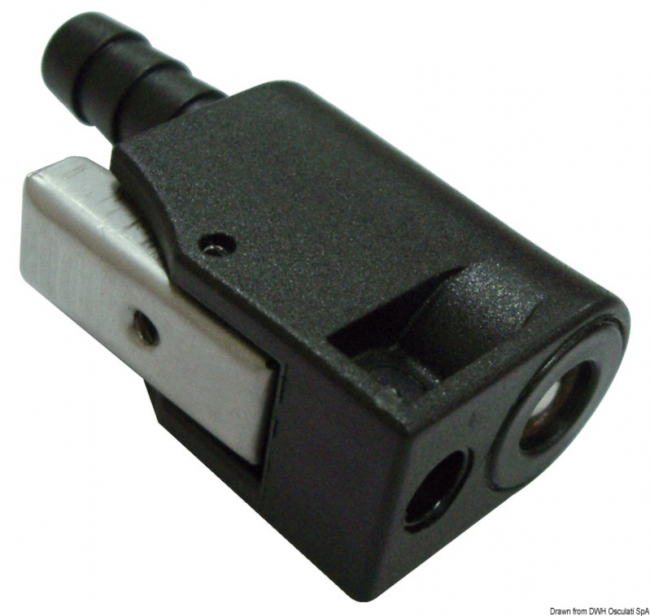 Fuel female connector TOHATSU engine side hose Ø10mm 394-70250-0