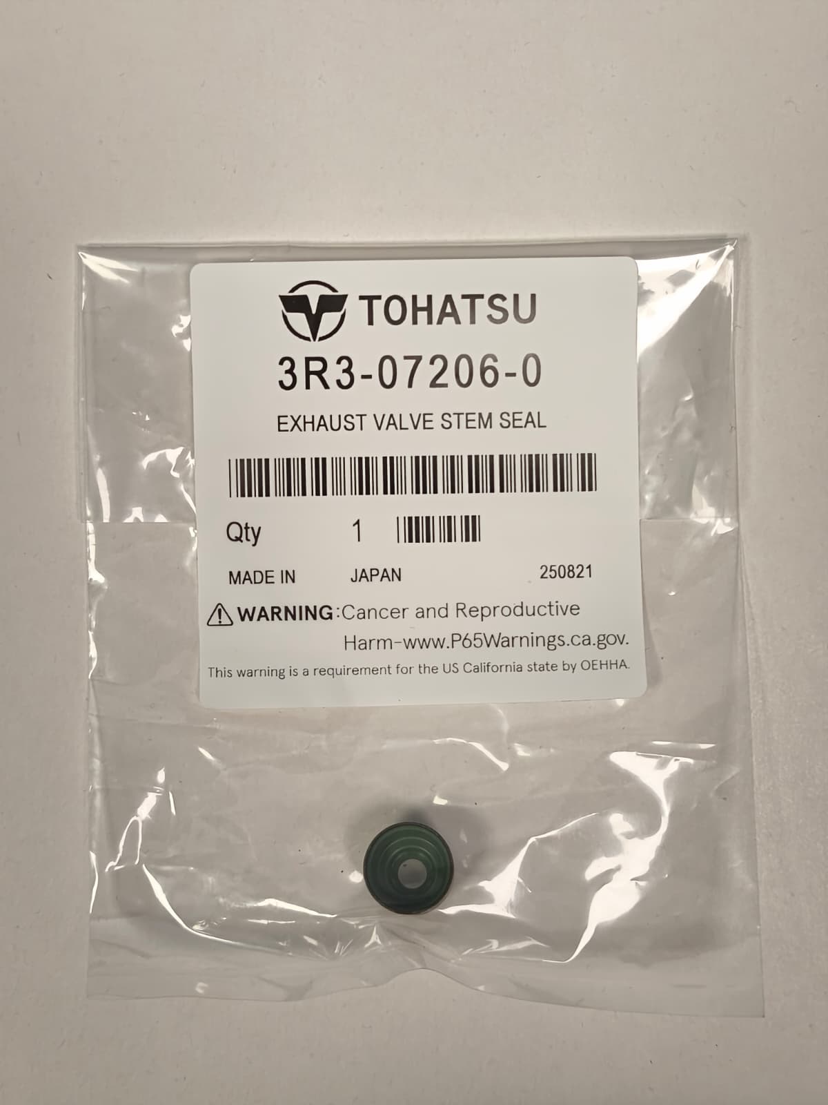 Exhaust valve seal