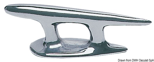 Old style cleat chromed brass 200 mm