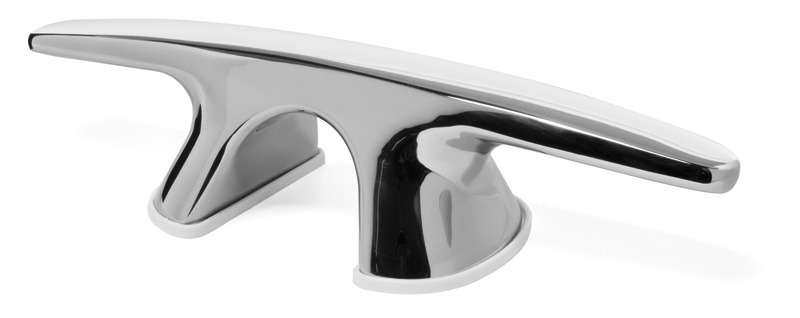 Bull Dog cleat mirror-polished AISI316 205 mm
