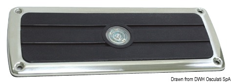 Footrest AISI316 222x86 mm