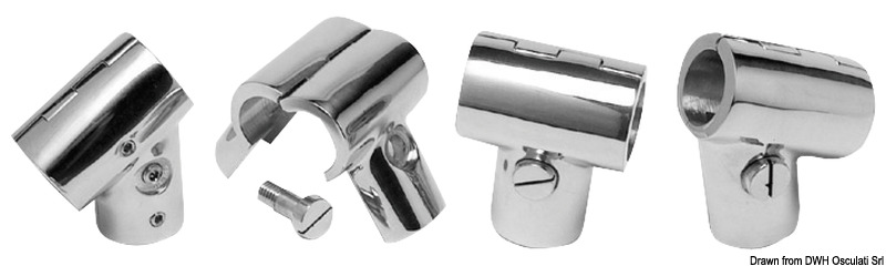 T-joint hinge opening 60° 30 mm