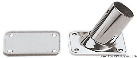 Polyethylene rechtangular underplate