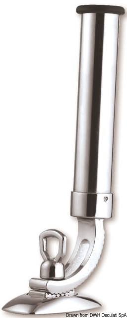 Chromed brass rod halter 40 mm