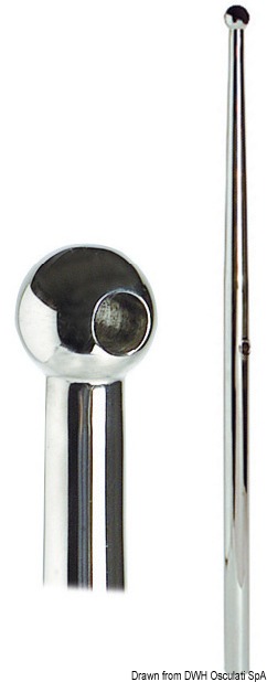 Stanchion for female base AISI316 710 mm