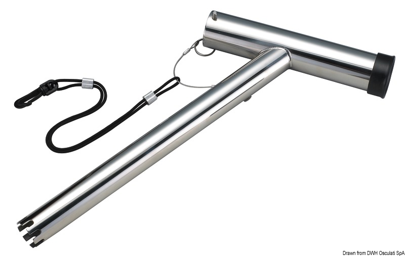 Raised swivelling rod holder 32 mm