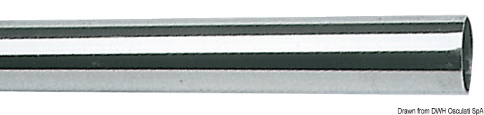 Pipe AISI 316 20 mm x 1 mm x 3 m