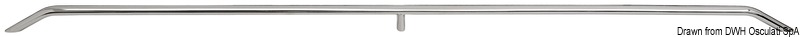 Handrail AISI316 20x40 mm 305 mm