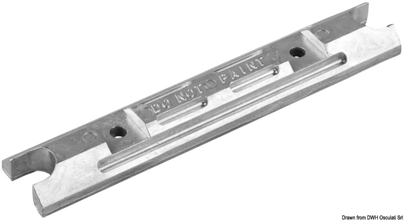 Magnesium rod anode for Yamaha und Mariner