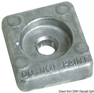 Aluminium anode for Honda 8/10 HP