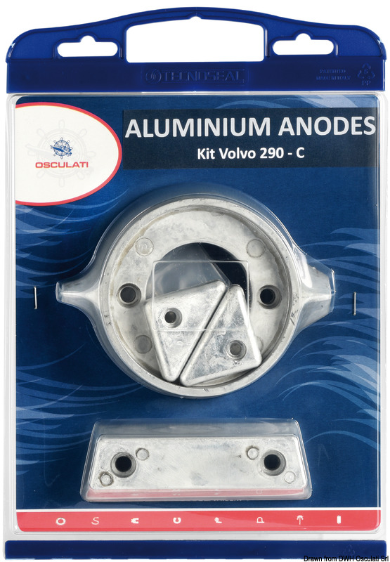 Anode kit for Volvo engines 290 magnesium