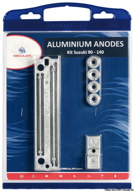 Anode kit Suzuki 90/140 HP zinc