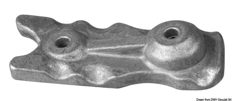 Mercury 350 PRO aluminium anode