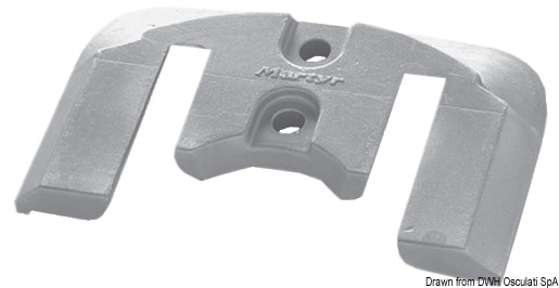 Aluminium plate anode for Bravo