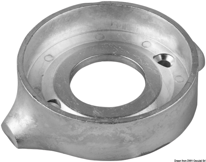 Aluminium collar anode for Sail Drive Ø 97 mm