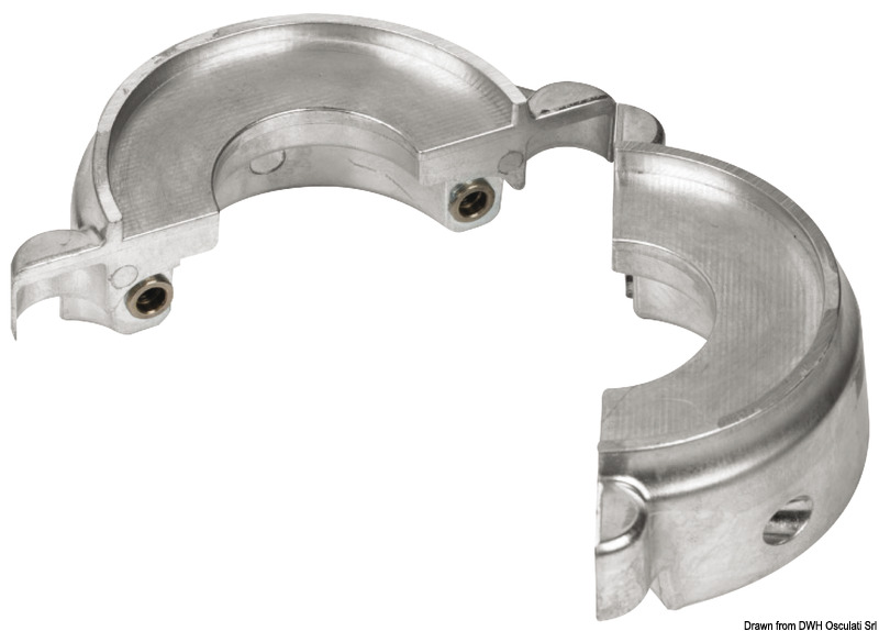 Zinc collar anode Volvo Ø 107 mm