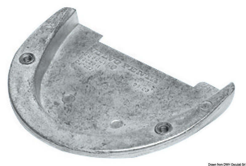 Aluminium leg anode Duo Prop