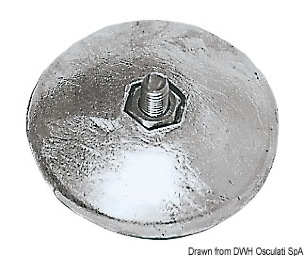 Aluminium Anode Rose Ø70mm 160g 2 pcs.