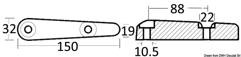 Transmission anode weight 0.650