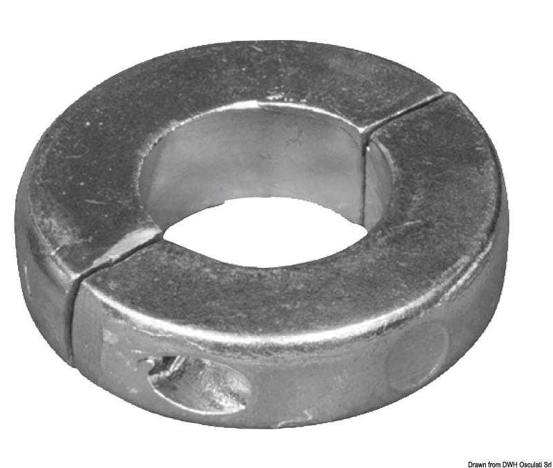 Aluminium extra low olive anode 22 mm (7/8")